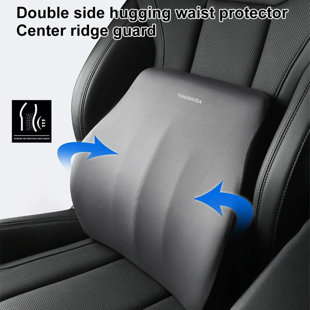 For VW Golf 2 3 4 5 6 7 8 GTI GTD R R32 Mk4 Mk5 Mk6 Mk7 Mk8 Car Comfort Headrest Lumbar Support Cushion Memory Foam Backrest