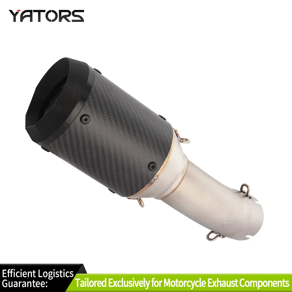 

Exhaust System For Kawasaki Ninja ZX4R ZX4RR ZX25R 2023-2025 Exhaust Link Pipe Muffler Carbon