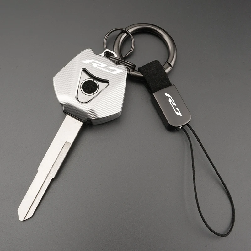 Motorcycle Accessories For Yamaha YZFR7 YZF R7 2022 2023 2024 Modified Key Cover Case Shell CNC Aluminum Keychain Keyring
