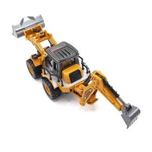 Diecast Engineering Inertial Driving Toys für Jungen Liga Traktor Brennen Bulldozer Kinder LKW Fahrzeug 8 Hauptverkaufstraktorwagen - №4