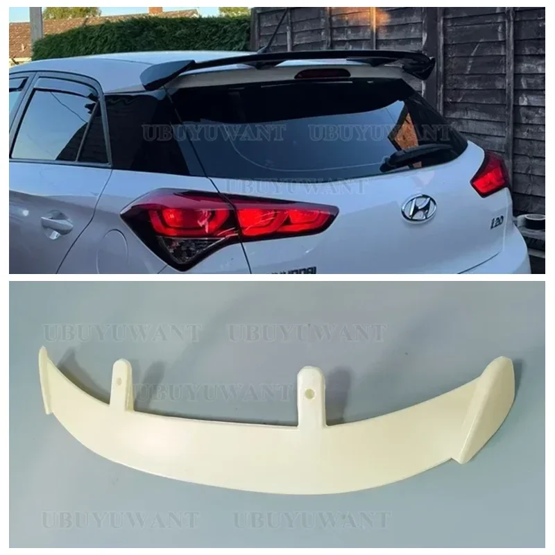 

For Hyundai I30 I20 spoiler high quality ABS Carbon fiber pattern material car rear wing spoiler 2008-2021
