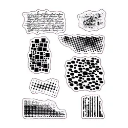 Tło transparentne wyraźne znaczki dla majsterkowiczów Scrapbooking/tworzenie kartek zabawne materiały dekoracyjne A0262