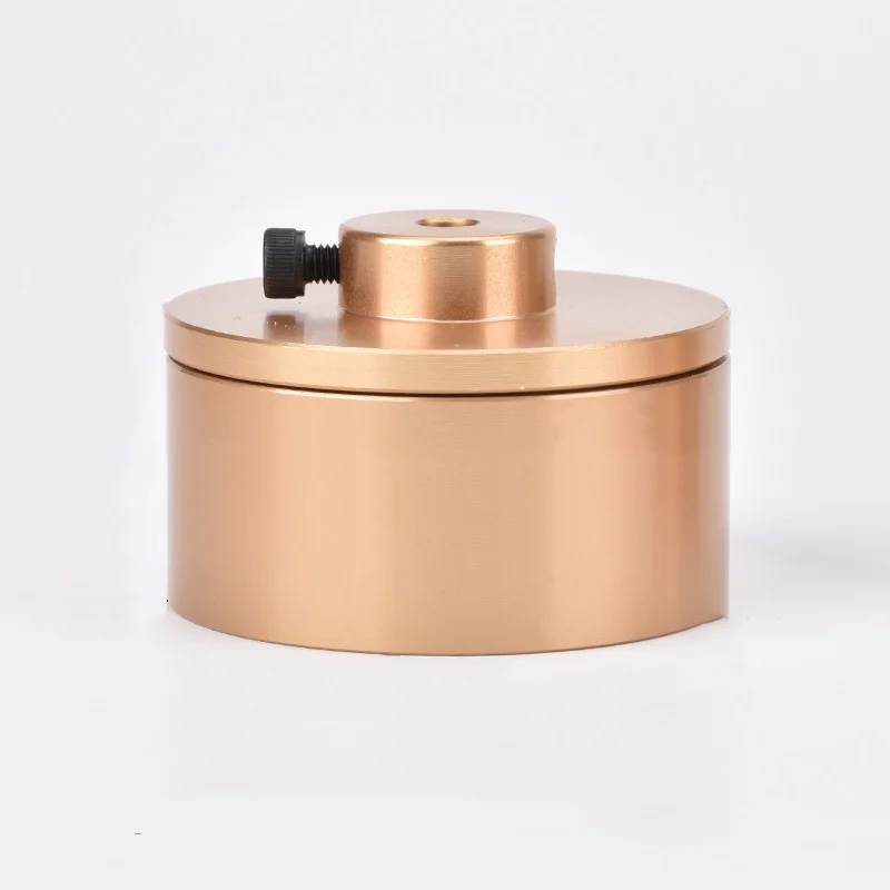 Gold-plated aluminum cover head, machine parts size 10-50 mm