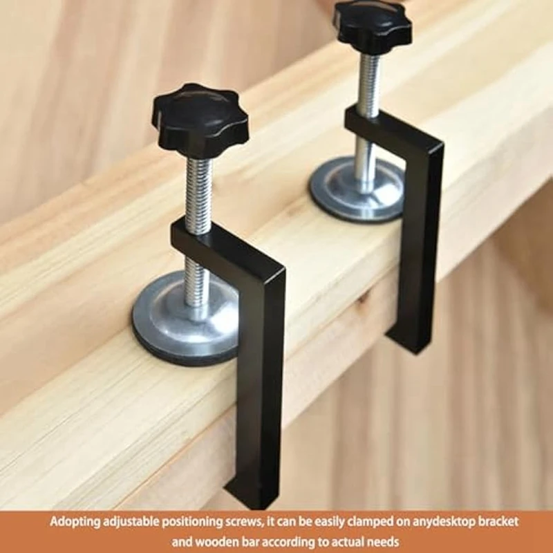 ABUL-6Pcs G Clamps For Woodworking Universal C-Clamp Small Desk Clamp Cabinet Face Frame With Stable Wide Jaw C Clamps