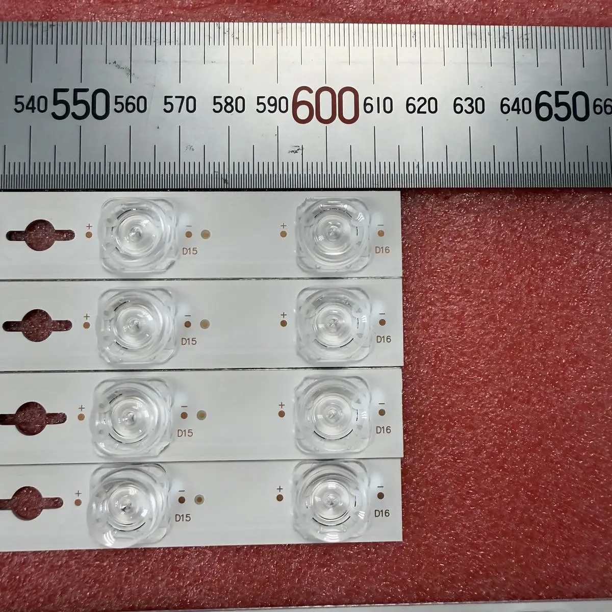 1set Full set LED Backlight Strip 16LED For TCL 62C728 65C725