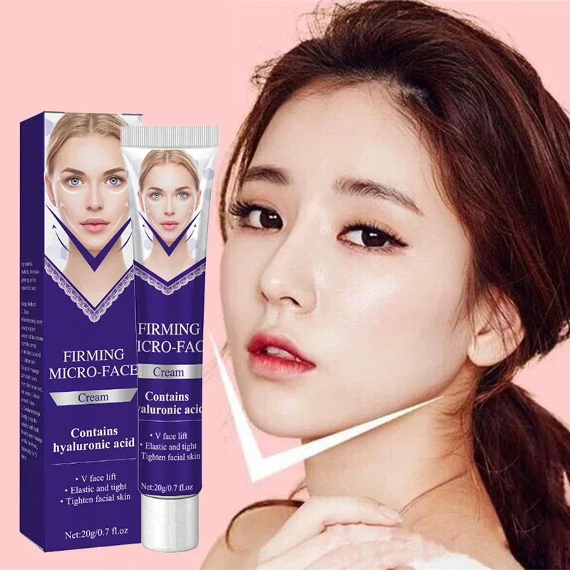 V-Shape Face Slimming Cream Lift Up V Double Chin Cheek Slimming Firming Anti Wrinkle Reshaped Face Counter Effective Skin Care