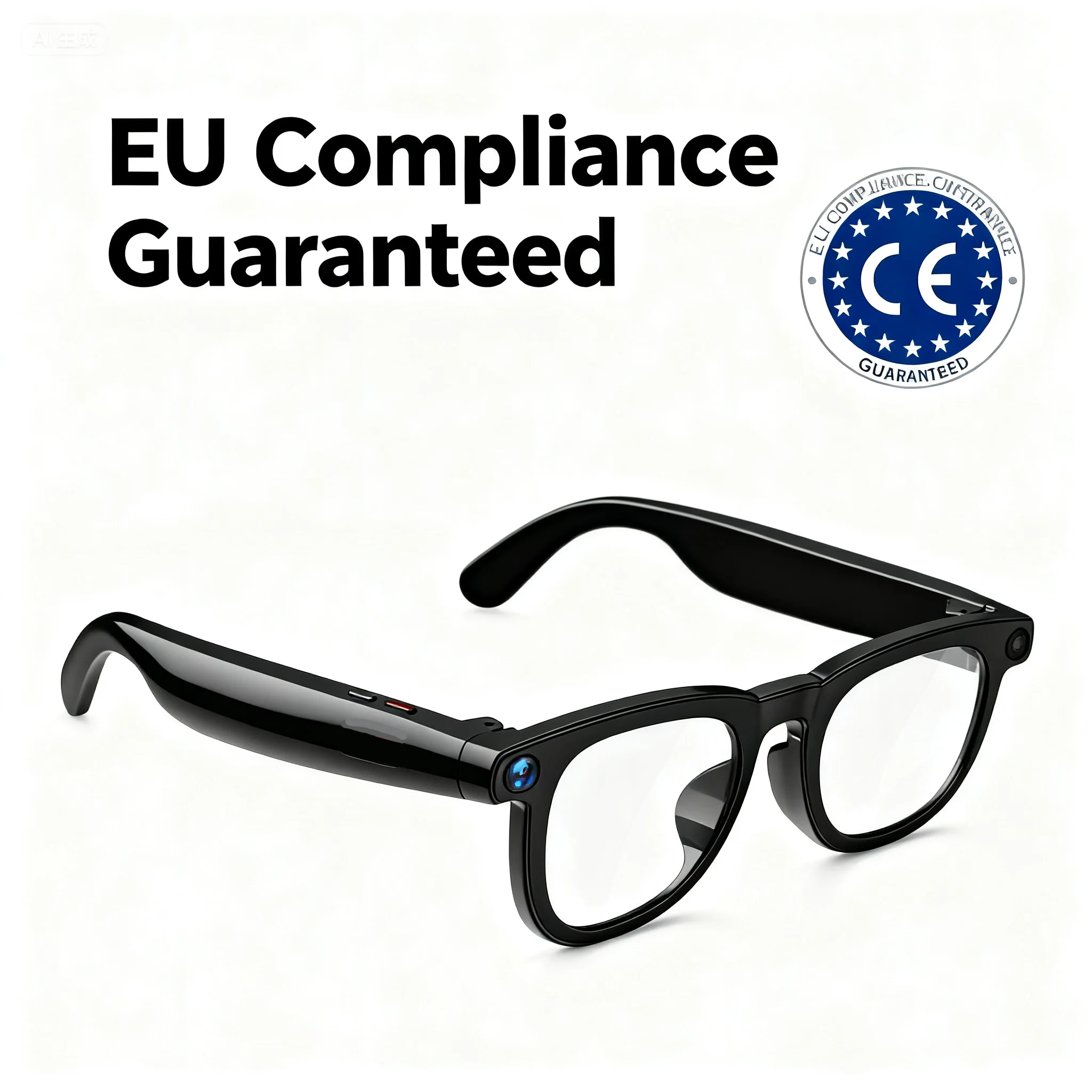 

Умные очки V3 с ChatGPT, камера 8 МП, видеозапись, Bluetooth-вызовы, помощник по искусственным интеллектом, солнцезащитные очки с защитой от ультрафиолета