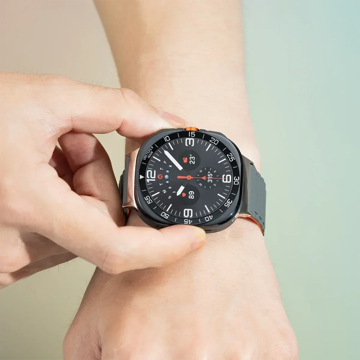 Metalen Cover Bezel Ring Case voor Samsung Galaxy Watch 7 Ultra 47 mm SmartWatch Protector Case Stalen frame Shell Bumper Accessoires