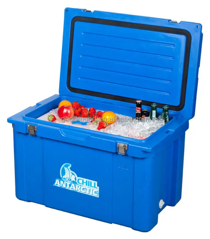 MCB30L blue color rotomolded PE&PU good quality Ice box for fishing