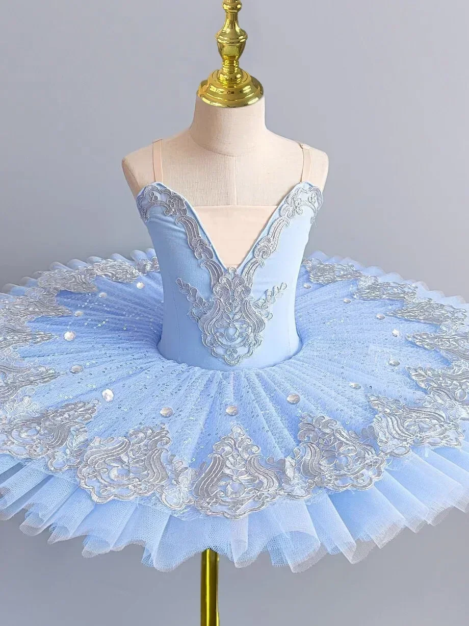 プロフェッショナル白人女の子白鳥の湖バレエドレスバレリーナダンス衣装子供のためのパフォーマンスチュチュダンスウェア