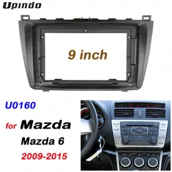 2 Din 9 Cal Radio samochodowe deski rozdzielczej rama instalacja Dvd Gps Mp5 Android odtwarzacz multimedialny dla Mazda 6 2009 ~ 2015