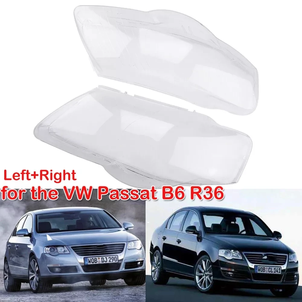 

Автомобильная фотовспышка VW Passat Magotan B6 R36 2006-2011, прозрачная крышка фары, стеклянный корпус, прозрачный абажур