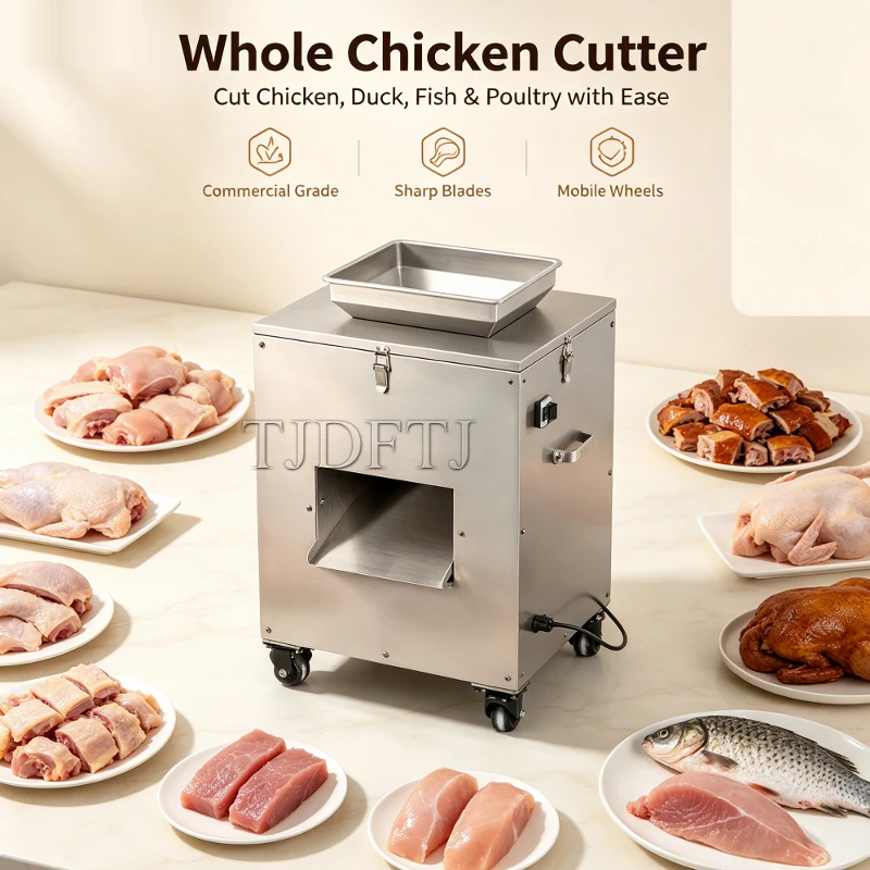 Commercial Poultry Cutting Machine, Vegetable Cutting Machine, Electric Fully Automatic Meat Grinder