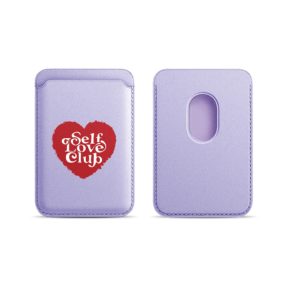Self Love Club Leder-Kartenetui Handyhülle Kartenhalter für Magnetische Hülle Geeignet für alle iPhone Magsafe Karten-Handy-Rückseiten-Taschen – Detail 8