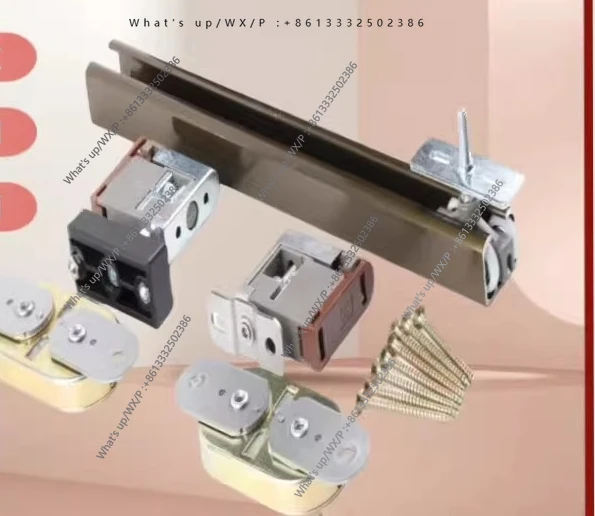 

Фурнитура для складных дверей Sanqi, японский стандарт LIZHI 37, для спальни и ванной комнаты, одинаковый стиль, подвесное колесо, защита от защемления рук