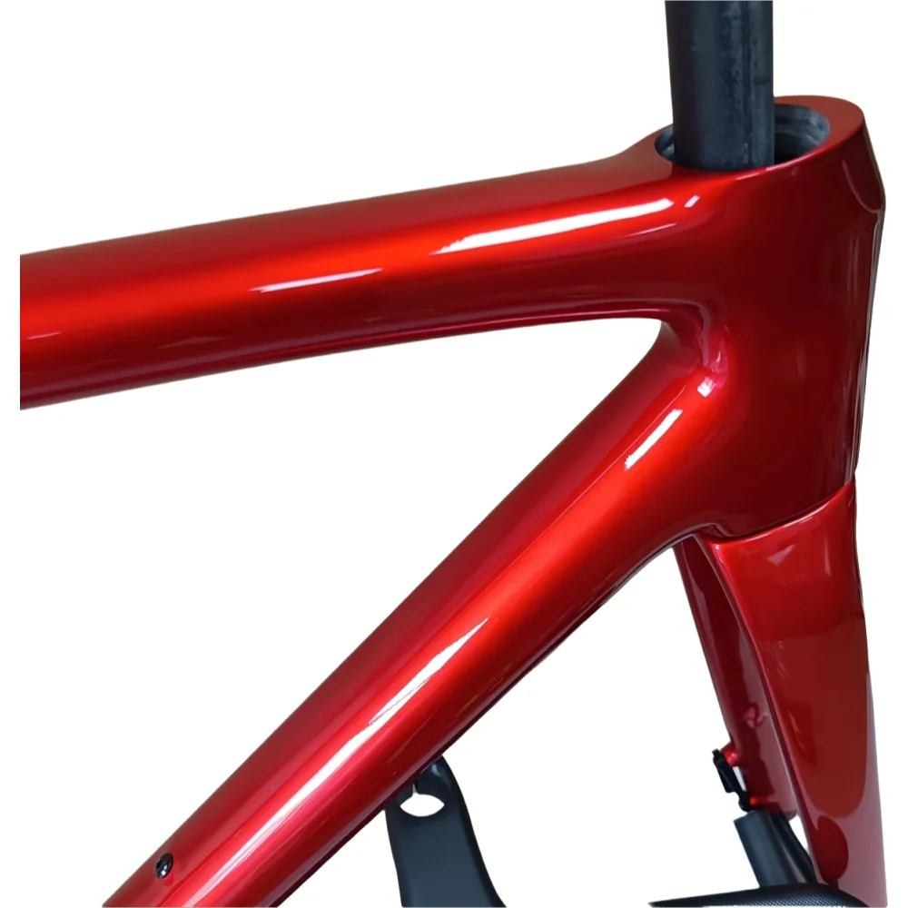 XL8 Carbon racefietsframe 2026 Volledige interne kabelgeleiding Schijfrem Aero Design fietsframe stuur - afbeelding 2