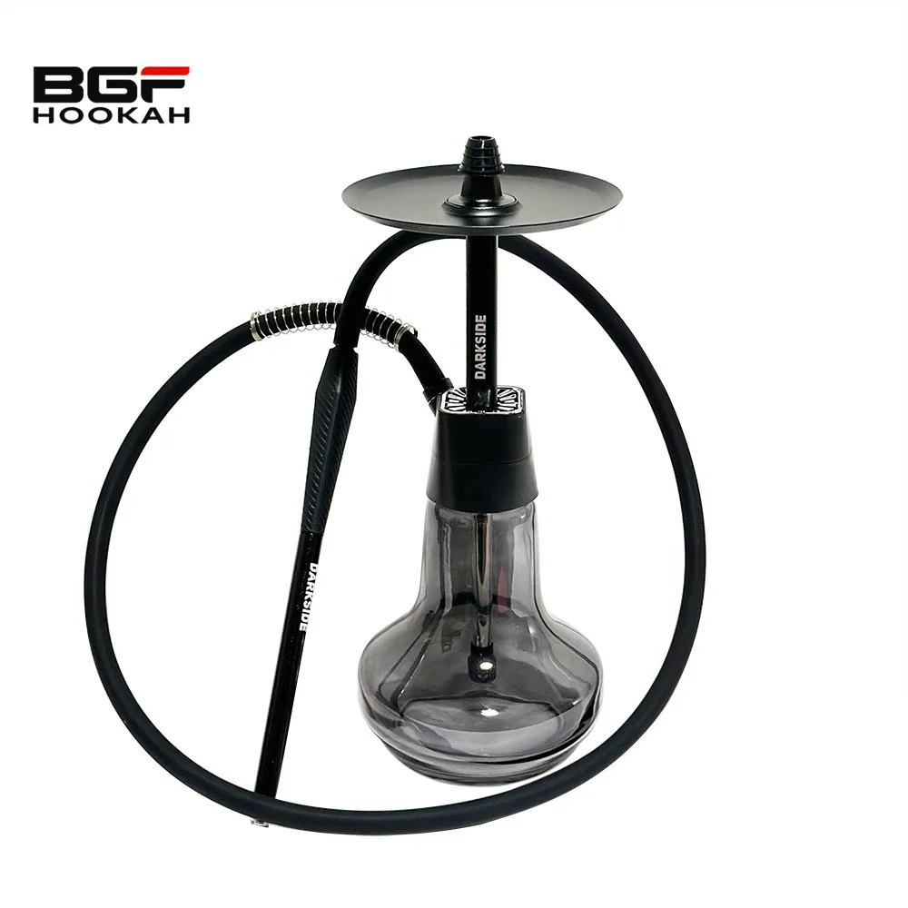 41CM Black Darkside Intro Hookah Narguile Cachimbas Chicha Shisha Smoking Accessories Hookah Set