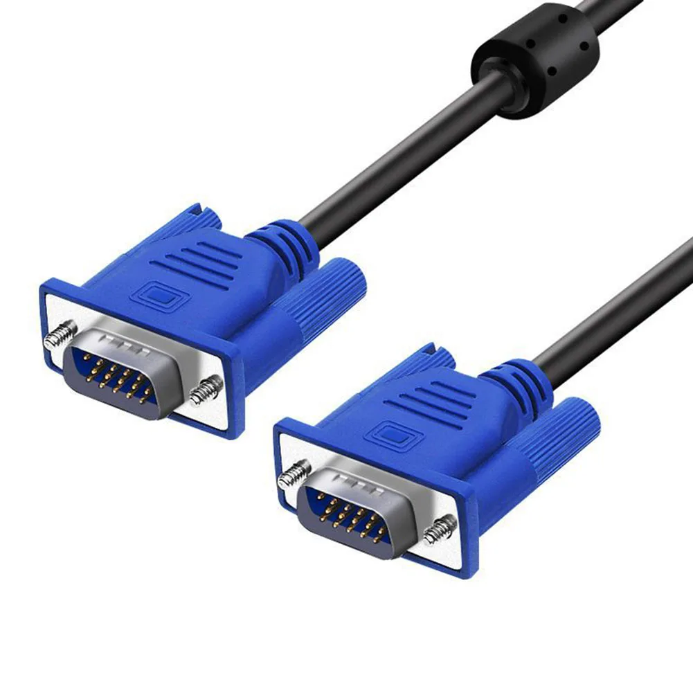 VGA Cable Male To Male For High Definition Computer Projector Monitor Video Extension Data Cable 1.5M 3or 5M Wear-resistant Part