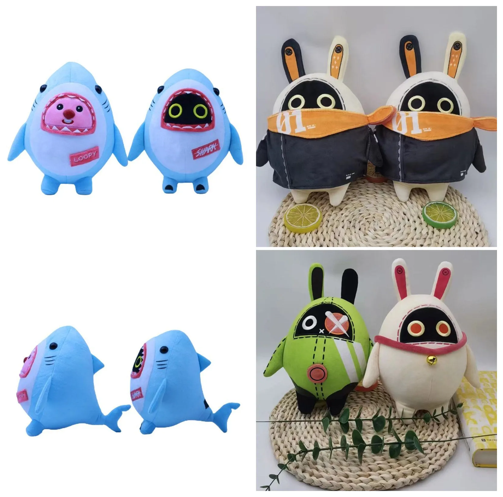 Zenless Zone Zero Bangboo Shark Anime Puppet Plush Idol Body Pillow Cosplay Cushion Cartoon Figure Prop Plushie Birthday Present