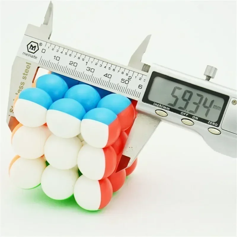 [Picube] YJ مكعبات كروية مستديرة 3x3 المكعب السحري 3x3x3 ستيكيرليس سرعة السلس كوبو ماجيكو المهنية لغز ألعاب متململة إنفينيتي