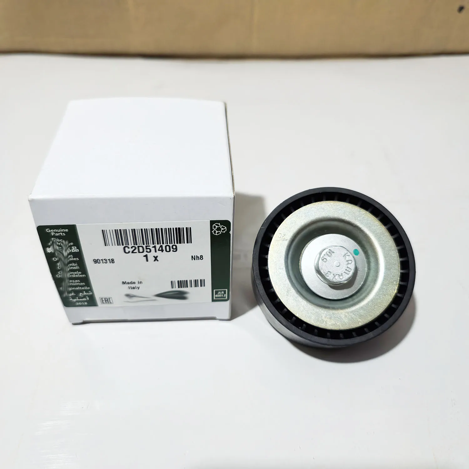 

Belt Pulley Idler Pulley LR086420 LR057452 C2D19769 C2D51409 for Jaguar F-PACE 2016 for Jaguar XE