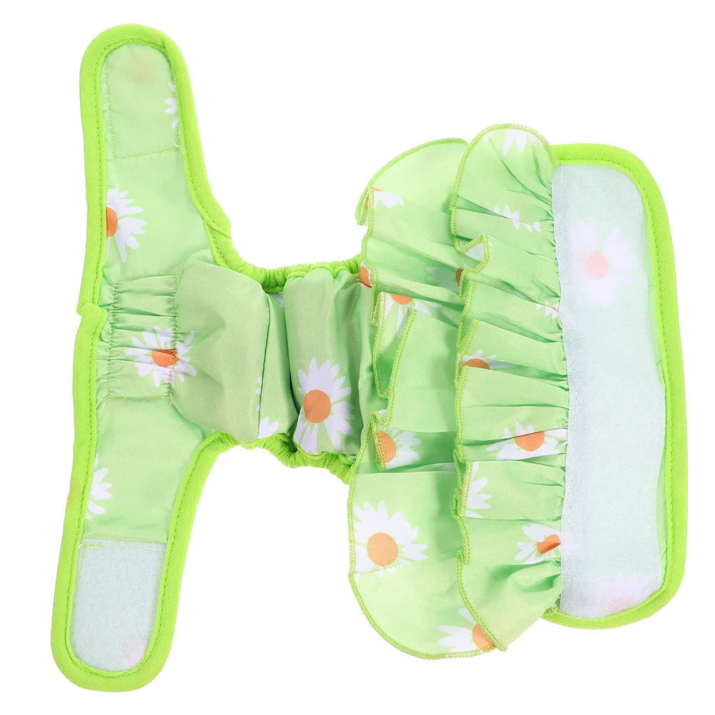 

Pet Physiological Pants for Female Dogs Reusable Washable Dog Diaper with Leak Proof Design Breathable Cotton Material