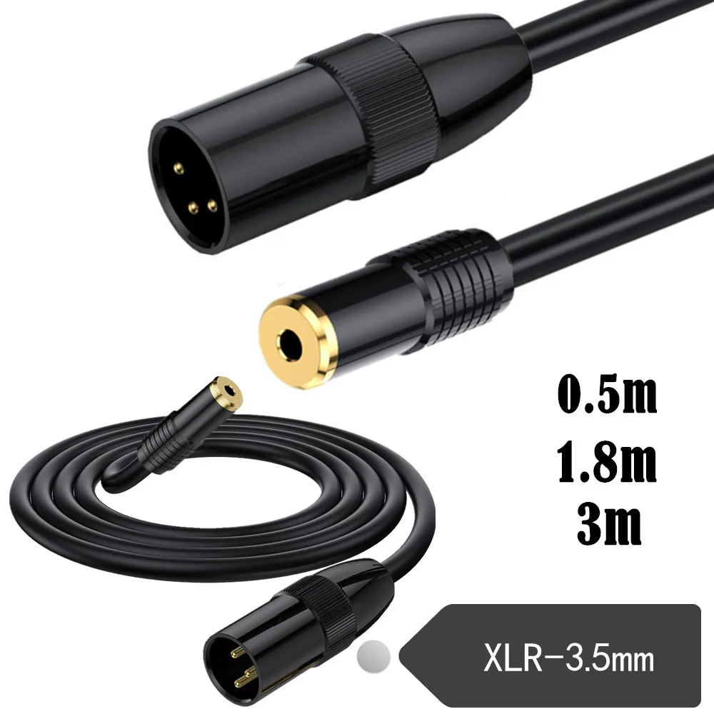 3.5Mm To Xlr,3.5Mm … - image