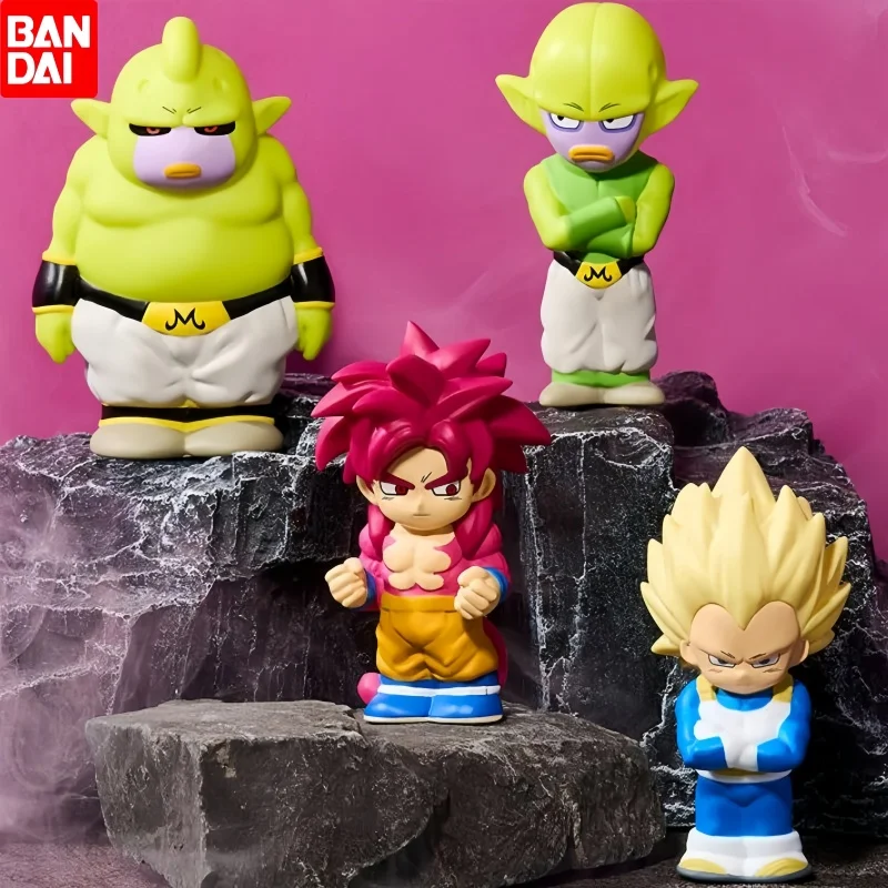 

Bandai Dragon Ball Son Daima персонаж из мягкой резины, слепая коробка, аниме, экшн-модель, фигурка Q, версия, милая периферия, подарочные игрушки