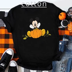 Halloween Stitch Kawaii Harajuku Disney Fashion Cute Children Cotton T Shirt Baby Clothes Girls Boy Summer Kid Tshirt Tee Tops