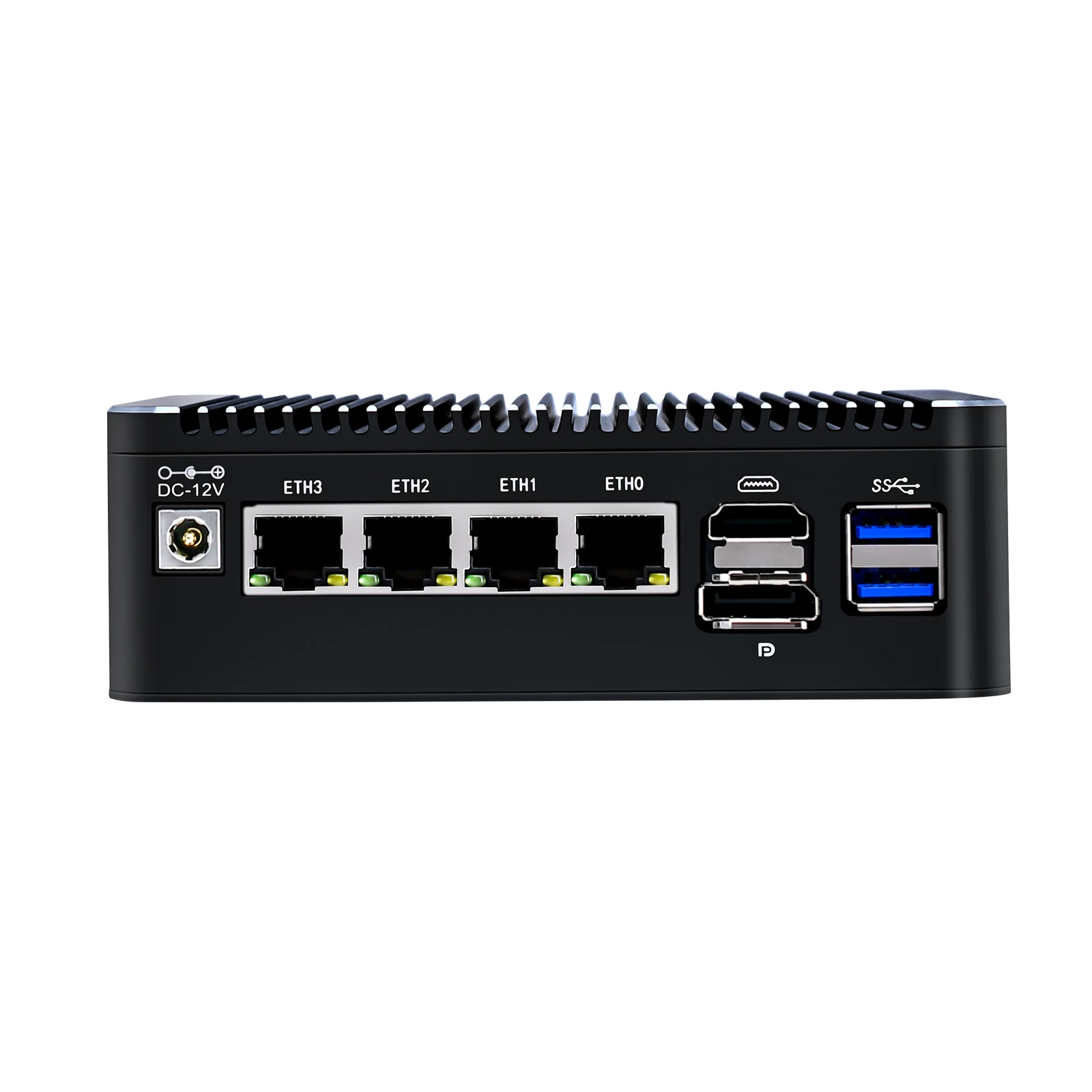 12th Gen Intel N100 2.5G Soft Router 4x i226-V LAN 1*COM RJ45 Fanless Mini PC Firewall Computer Type-C pfSense PVE ESXi
