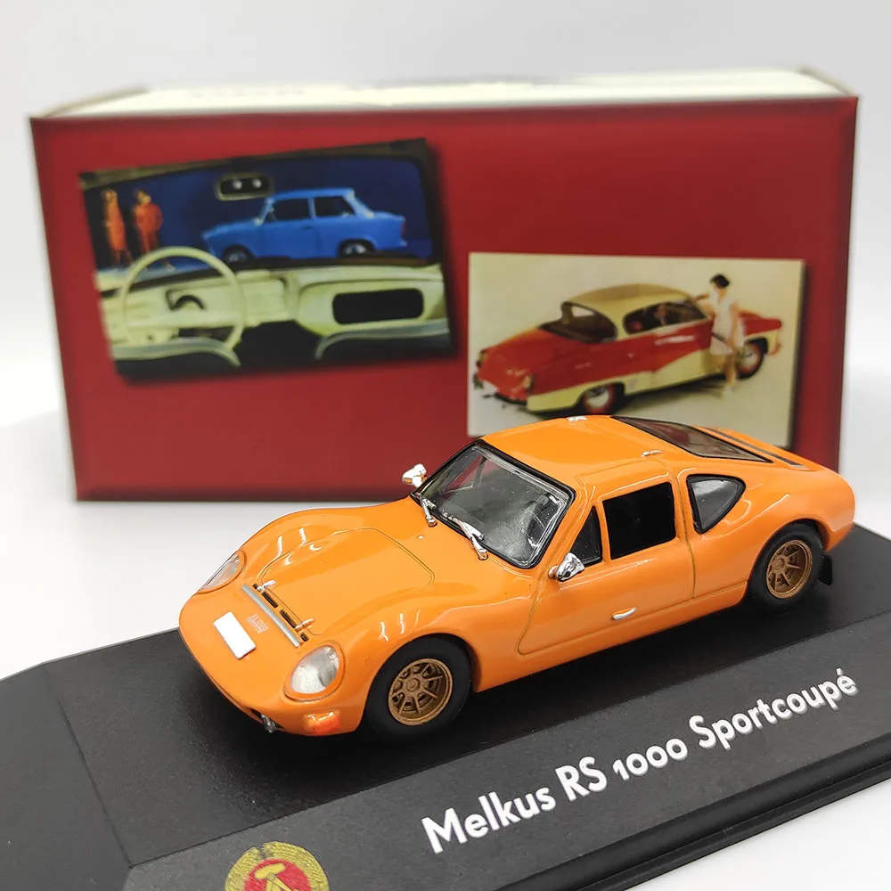 

Diecast Atlas 1/43 Scale East German Melkus RS 1000 Sportcoupe Alloy Car Model Collectible Toy Gift Souvenir Display Ornament