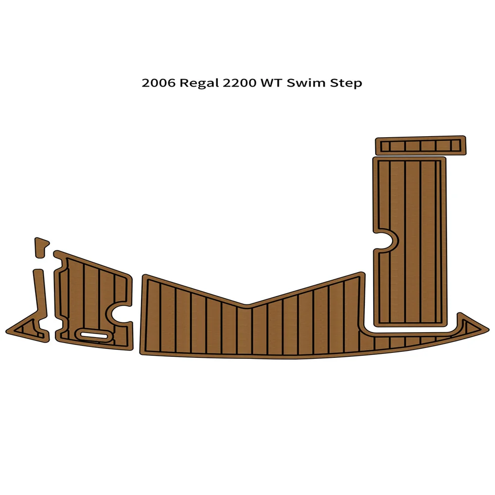 2006 Regal 2200 WT Swim Platform Step Pad Boat EVA Foam Teak Deck Floor Mat