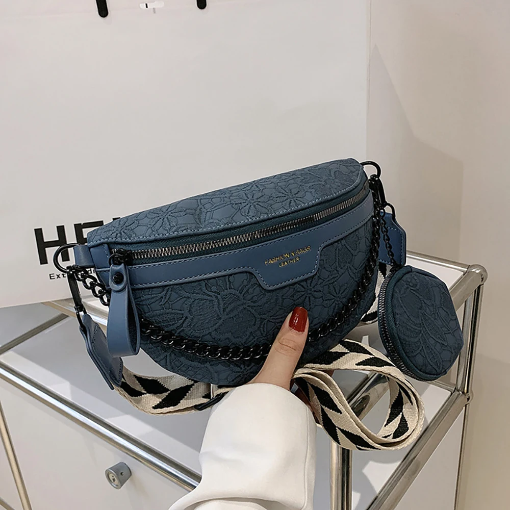 Woman Shoulder Crossbody Bag Chest Pack Fashion Female Chest Bag Designer Handbag Waist Bags For Women With Coin Purses