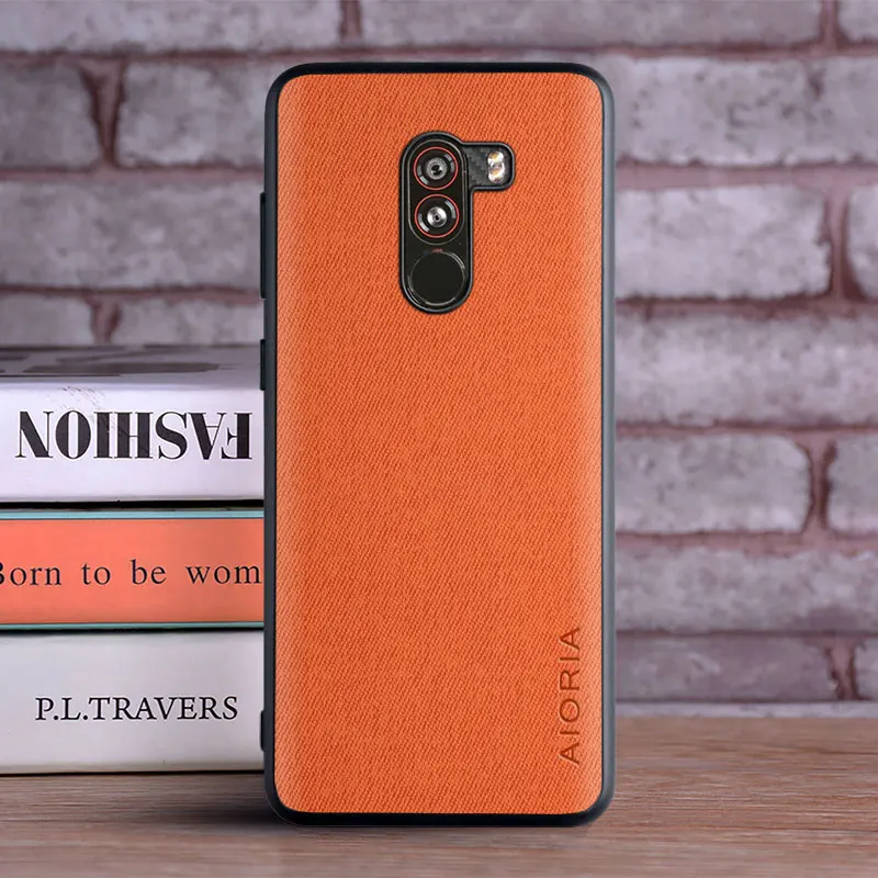 Textile Case for Xiaomi Pocophone F1 Soft TPU with Hard PC 3in1 material perfect touching feel