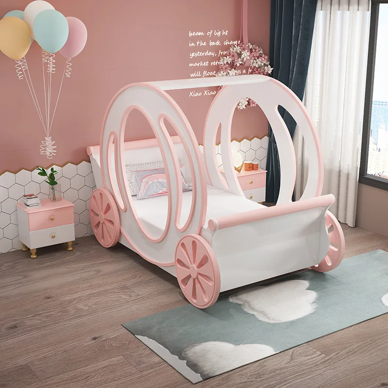 Children's Furniture theme Child bed Girl Princess bed Girl Dream carriage bed Suite Furniture Child bed