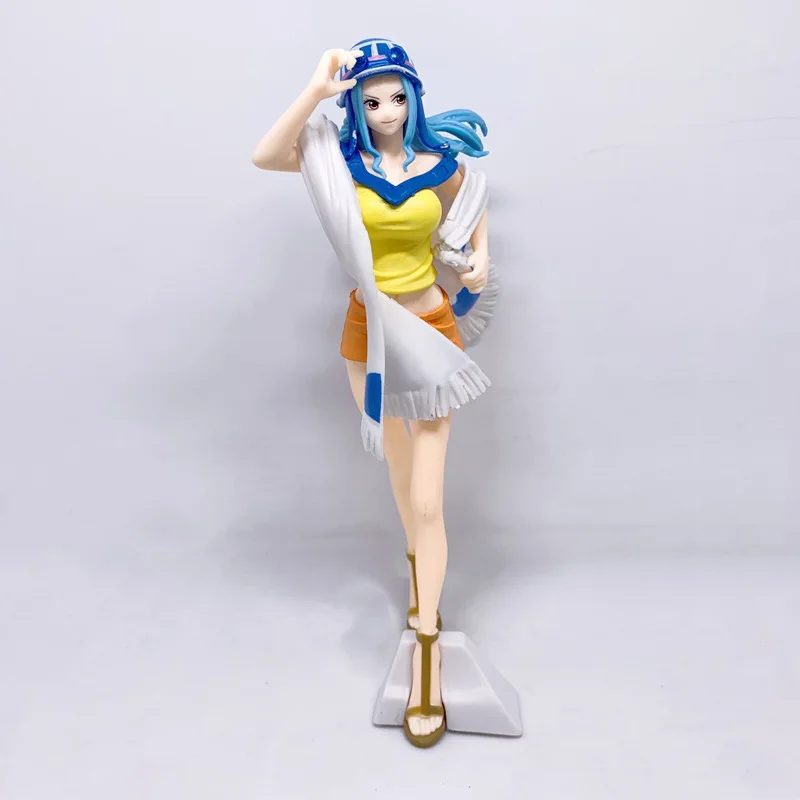 17-22cm Anime One Piece Figure Pirates Nefeltari Vivi GRANDLINE JOURNEY Boa Hancock Nami Action Figure Model Toys