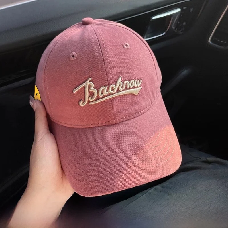 カップル用野球帽-サンシェードハット-刺繍入りダックビルキャップ-メンズ-レディース-カジュアル-ハイトップ-ワイドブリム-コットンキャップ-ショッピング用