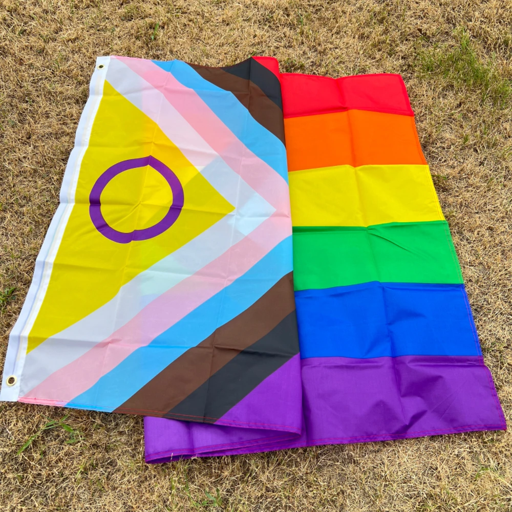 Pride Rainbow FlagLGBT 3x5 ft 90x150cm Gay Pride Flag Bisexual non-binary lesbian Trans banner Indoor Outdoor decoration