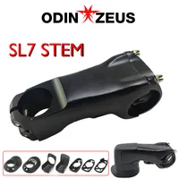 Vástago de aleación de aluminio negro ODINZEUS, vástago de bicicleta de carretera, sin logotipo, con accesorios, 28,6/31,8 mm, 80-110 mm, SL7, accesorios para bicicleta