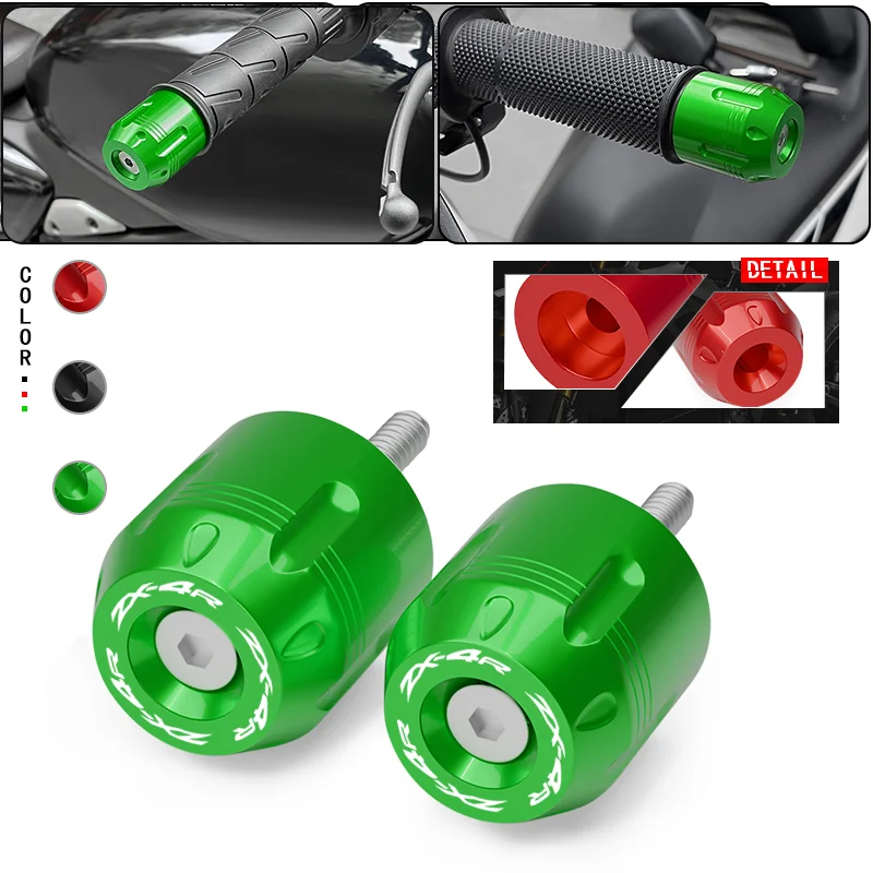 

2025 Accessories For ZX4R ZX4RR ZX6R ZX10R ZX25R Motorcycle Handlebar Grip End Plug Slider Cap zx6r 10r zx4r zx4rr handle grip