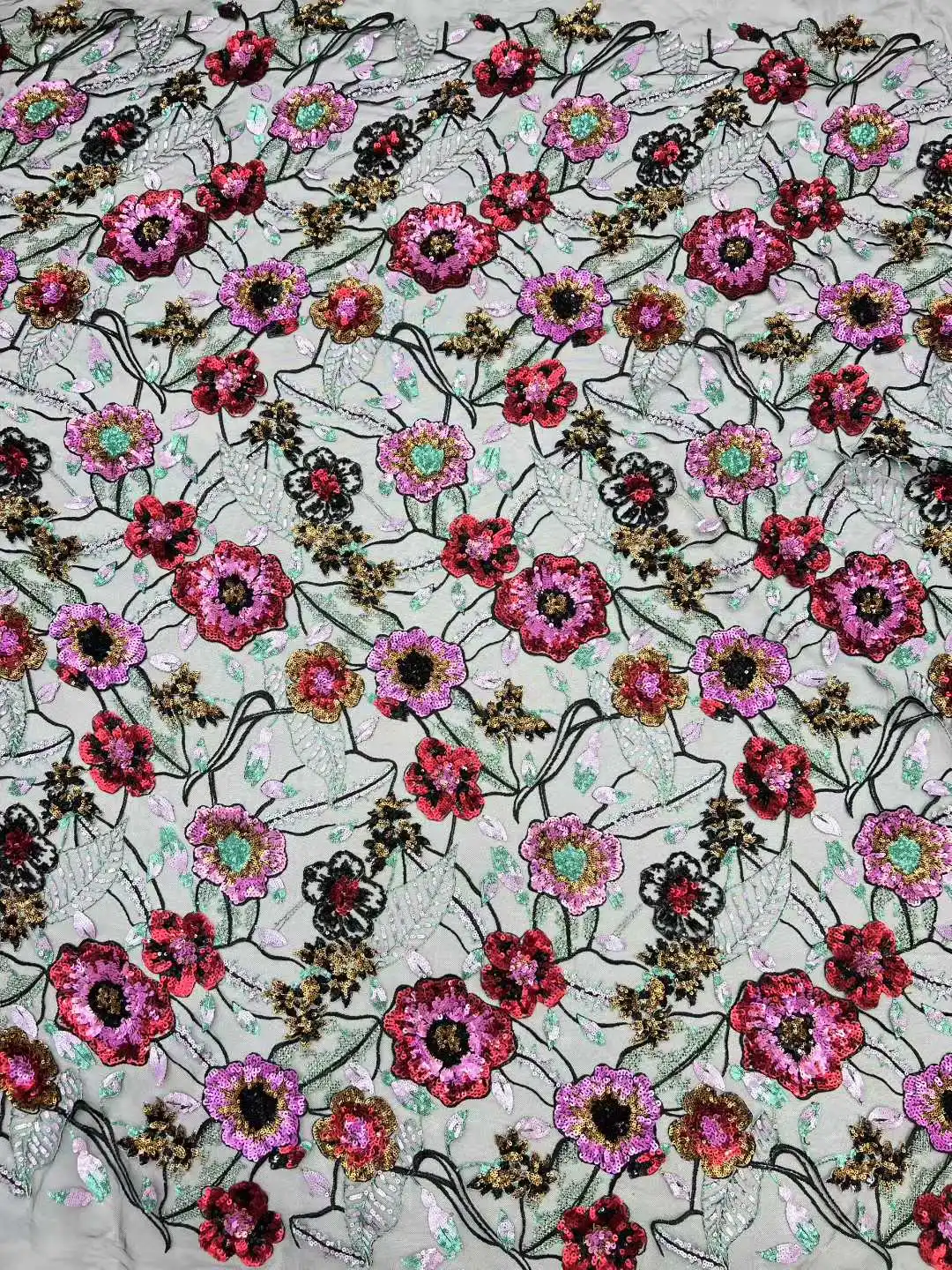 2025 نسيج الدانتيل الأفريقي الترتر مطرز التطريز النيجيري الزفاف عالية الجودة الفرنسية تول أقمشة الدانتيل لحفل الزفاف