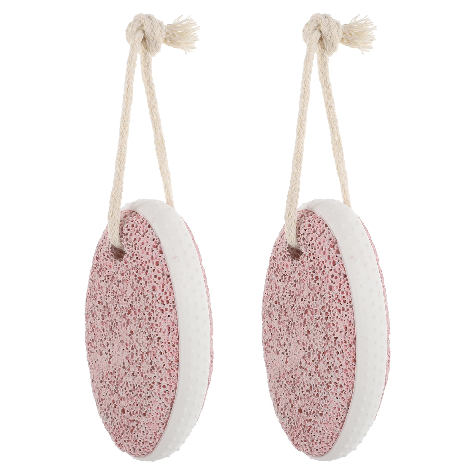 

2 Pcs Volcanic Stone Foot File Durable Exfoliating Tool for Dead Skin Removal Feet Care Massage Salons Home Use