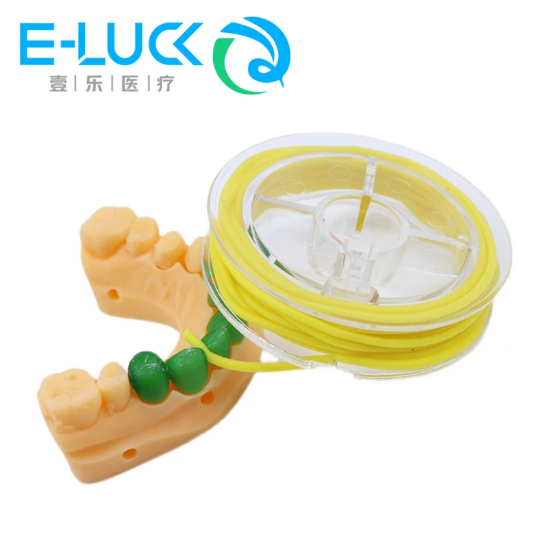 Dental Rubber Dam Elastic  Stabilizing Cord Medium Wedges Clamps Sheets Dentistry Instrument Tools