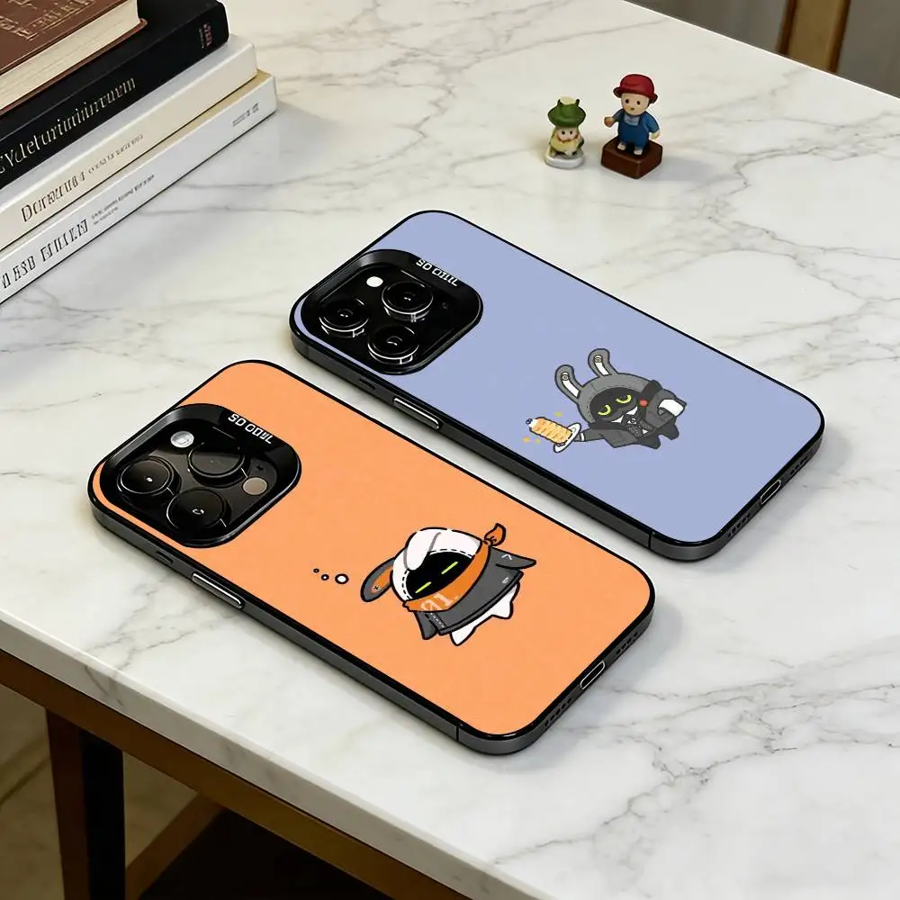 

Z-Zenless Z-Zone Zero Bangboo Phone Case For iPhone 17,16,15,14,13,12,11 Plus,Pro Max,XS,Colorful Silver Black Cover