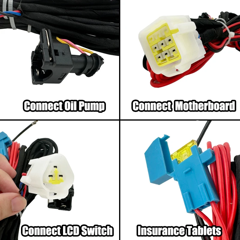 12V/24V Car Air Diesel Heater Main Wiring Harness Cable Adapter For Webasto Eberspacher Parking Heater Accessories 7 Line 9 Hole