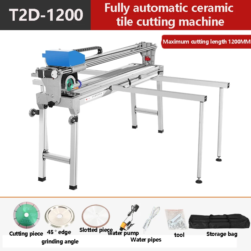 Desktop Ceramic Tile Cutting Machine Multifunctional Electric Water Knife Chamfering Slotting Edge Grinding Dust-Free Water Cutt