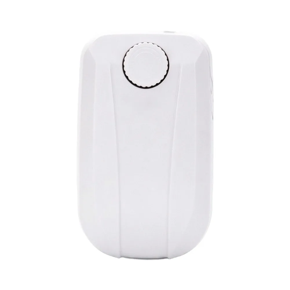 Silent 8W Aquarium Air Pump 220V Dual Outlet 2-4L/MIN for Tanks 70L-700L Compact 15x10x10cm White ABS Material