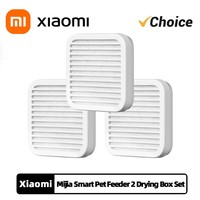 3Pcs Xiaomi Mijia Smart Pet Feeder 2 Drying Box Set Smart Connect Set Food Contact Grade Material Connected To APP Dry Box