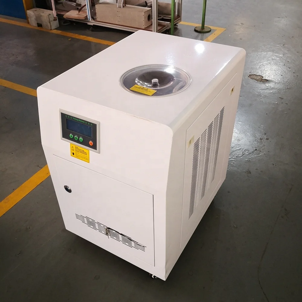 Industrial water chiller for induction heating equipment