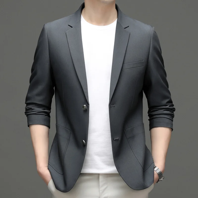 D1020 suit jacket men 2024 autumn new style trend single piece middle-aged and young people leisure temperament slim sun protect